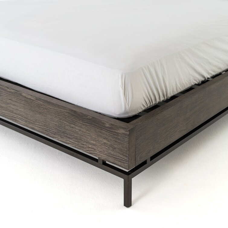 Permelia low profile on sale platform bed